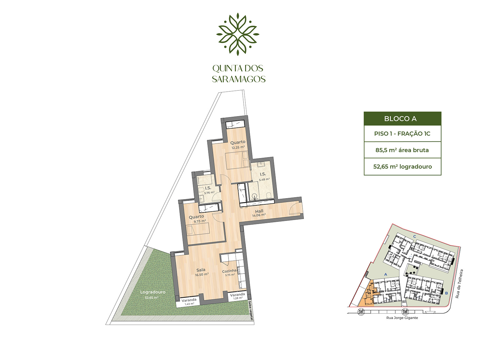 Quinta dos Saramagos - Planta