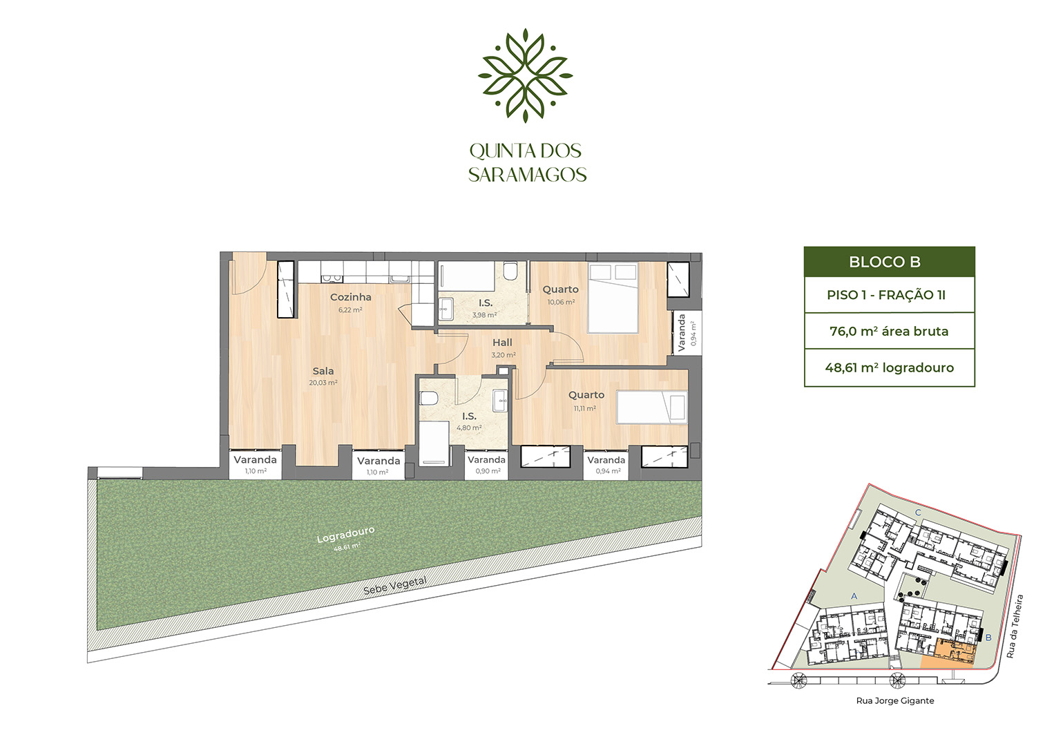 Quinta dos Saramagos - Planta