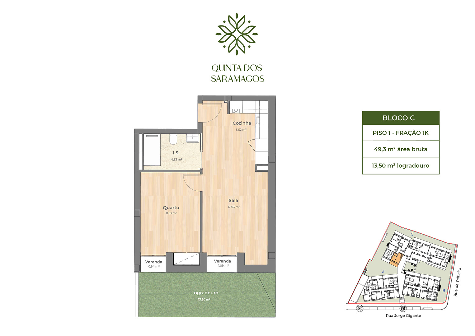 Quinta dos Saramagos - Planta